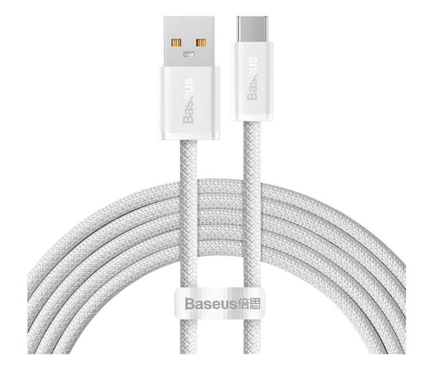 BASEUS Dynamic Series - USB-C 100W 2m biały CALD000702 - 1295811 - zdjęcie 2